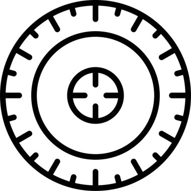 hedef simge vektör illüstrasyonu 