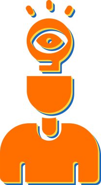 Görsel Düşünme Ağı vektör çizimi