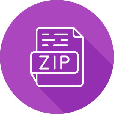 zip simgesi vektör illüstrasyonu