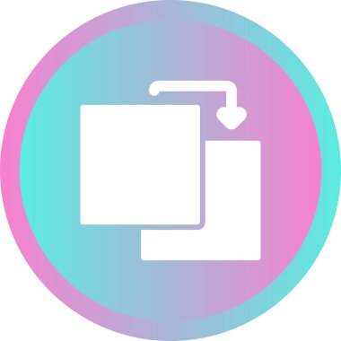 Önplan web simgesi, vektör illüstrasyonu