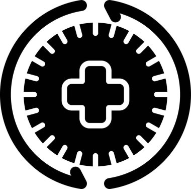 Geçmiş web simgesi vektör illüstrasyonu