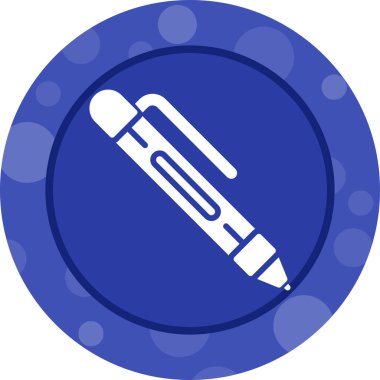 kalem simgesi. Web basit illüstrasyonu