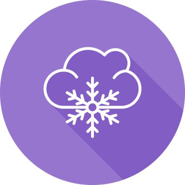 bulut web simgesi basit illüstrasyon