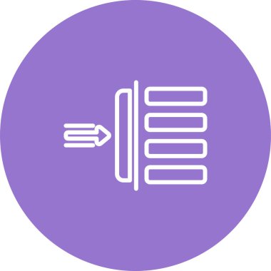 margin web simgesi, vektör illüstrasyon tasarımı 