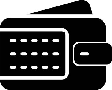 m-cüzdan simge vektör çizim 