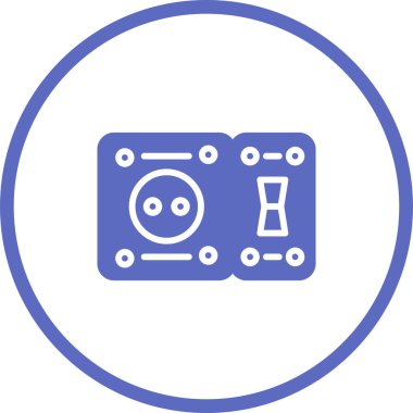 GFCI Outlet ağ vektör illüstrasyonu