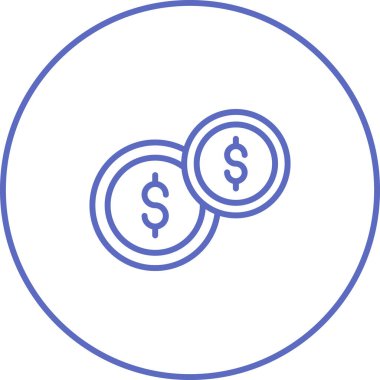 sikke simge tasarım, vektör çizim