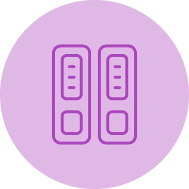 dizin web simgesi, basit vektör illüstrasyonu