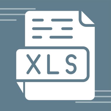 xls dosya biçimi simgesi web basit illüstrasyon
