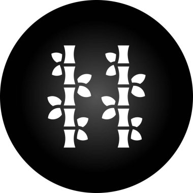 Bambu, ağ basit illüstrasyon