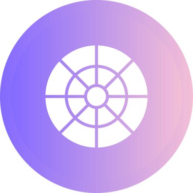 Pantone Simgesi. Renkli Tekerlek İşareti. Vektör İllüstrasyon Kılavuzu.