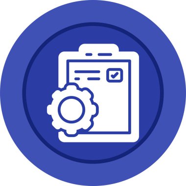 Dosya Yönetimi web simgesi basit illüstrasyon