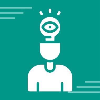 Görsel Düşünme Ağı vektör çizimi