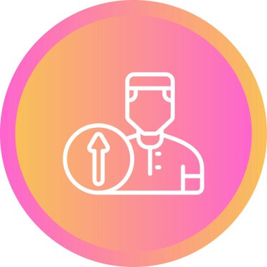 kullanıcı. Web simgesi basit illüstrasyon