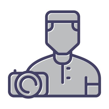 kullanıcı. Web simgesi basit illüstrasyon