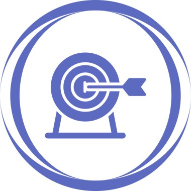 hedef simge vektör illüstrasyonu 