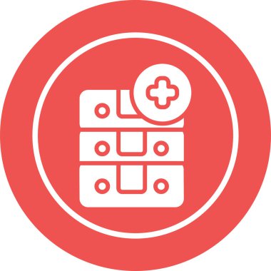 veritabanı simgesi, vektör illüstrasyonu basit tasarım