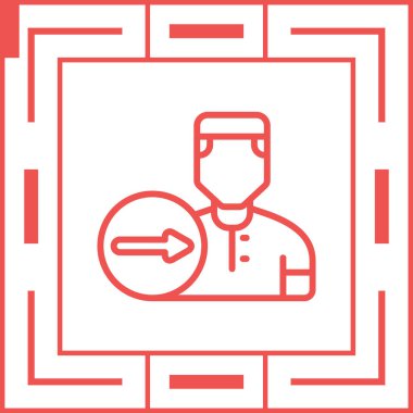 kullanıcı. Web simgesi basit illüstrasyon