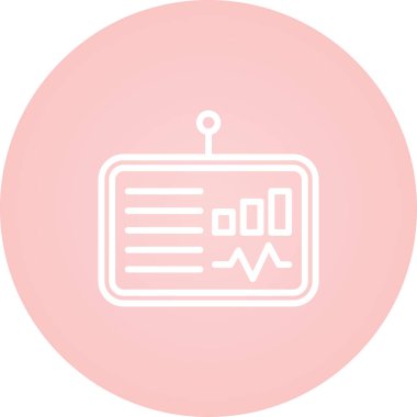 Gösterge paneli ikon vektör illüstrasyonu 