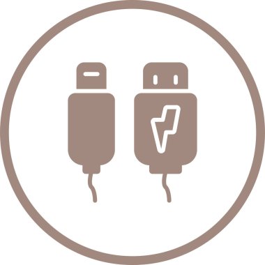 Yıldırım. Web simgesi basit illüstrasyon