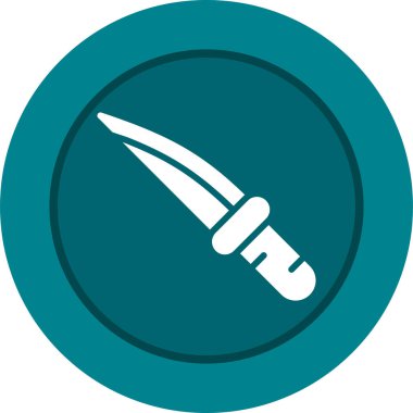 bıçak ağ simgesi, basit vektör illüstrasyonu