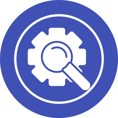 Arama motoru simgesi, web illüstrasyonu