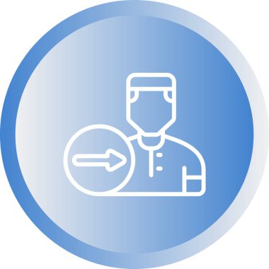 kullanıcı. Web simgesi basit illüstrasyon