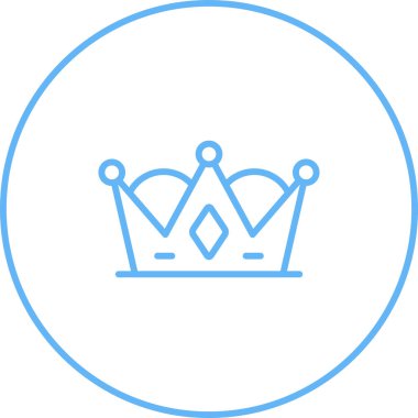 Taç web simge vektör çizim