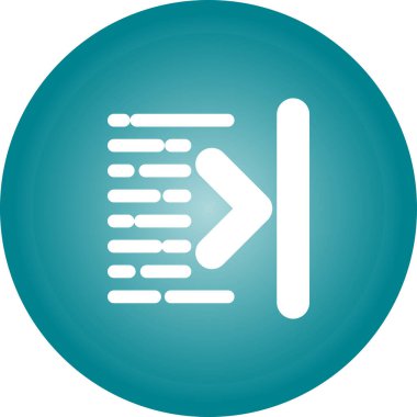 Geçiş simgesinin vektör illüstrasyonu