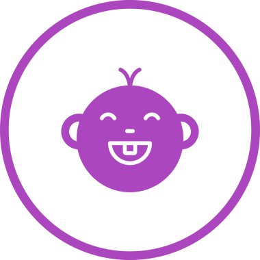 Bebek Diş ikonu, vektör illüstrasyonu 