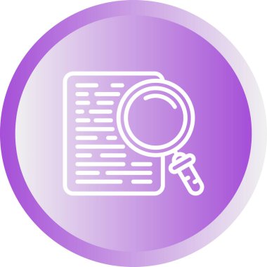 Ara. Web simgesi basit tasarım