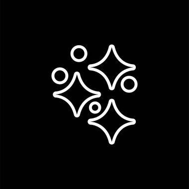 Yıldız simgelerinin vektör illüstrasyonu