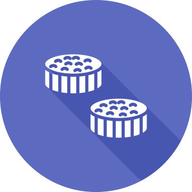 Suşi simgesinin basit web çizimi