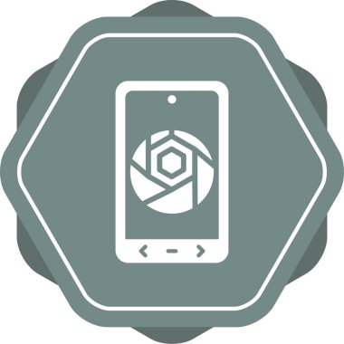 Kamera. Web simgesi basit tasarım