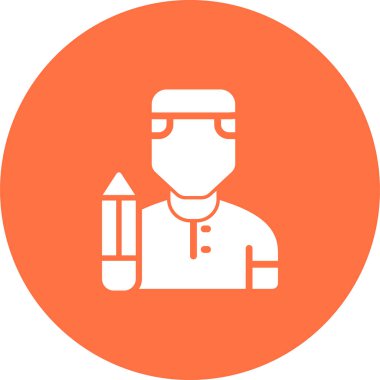 kullanıcı. Web simgesi basit illüstrasyon