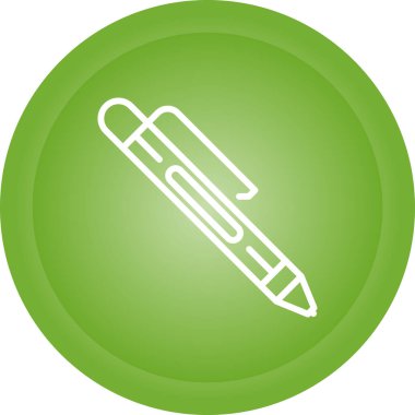 kalem simgesi. Web basit illüstrasyonu