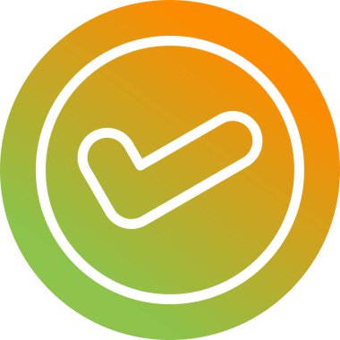 İşaretleme simgesi web illüstrasyonunu işaretle