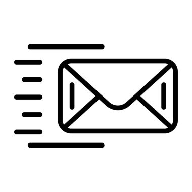 E- posta simgesinin vektör illüstrasyonu