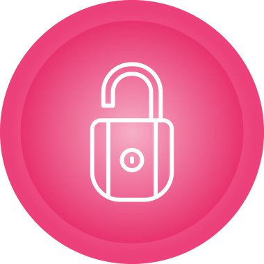 simge vektör illüstrasyonunun kilidini aç 