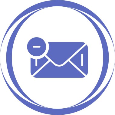 Simge işaret vektörü illüstrasyonunu sil 