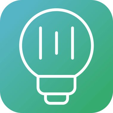  Led Ampul simgesi tasarım vektörü