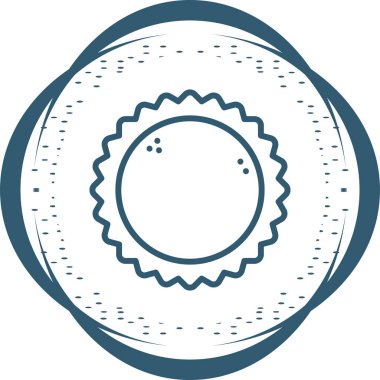 Güneş. Web simgesi basit illüstrasyon