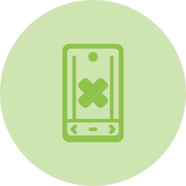 akıllı telefon simgesi, vektör illüstrasyonu basit tasarım