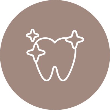 diş simgesi web basit illüstrasyon