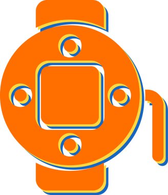 Modern Balık Teybi simgesinin vektör çizimi          