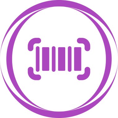 QR Kod web simgesi, vektör çizim