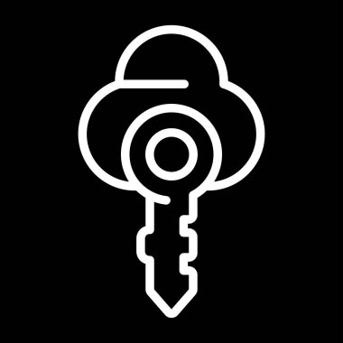 bulut web simgesi basit illüstrasyon