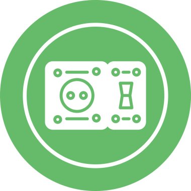 GFCI Outlet ağ vektör illüstrasyonu