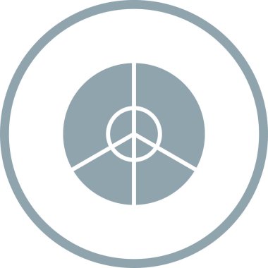 Beyaz Arkaplanda Basit Dünya Izgara Simgesi 