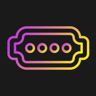 Pil. Web simgesi basit illüstrasyon 